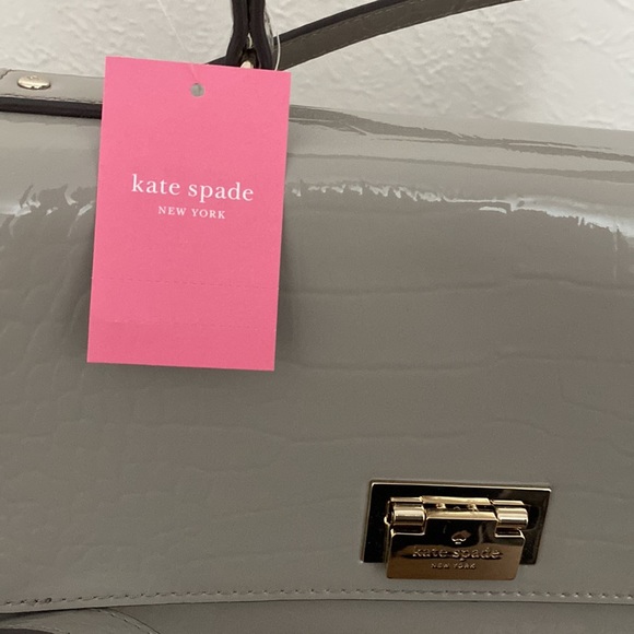 Kate Spade Croc-embossed Doris Satchel - Picture 8 of 9